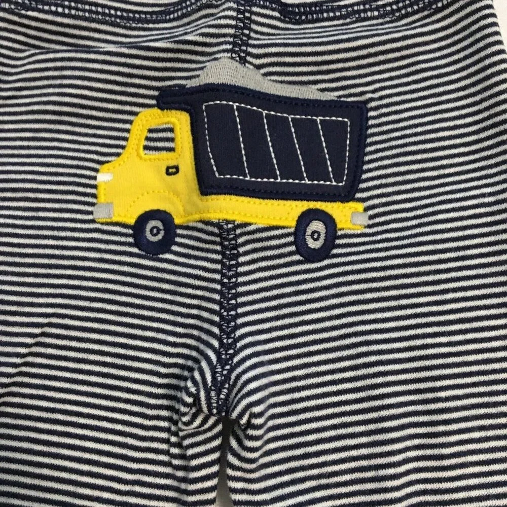 Carter's Baby Boys 3pc Truck Pants &‎ Tops Outfit Set Newborn 9-24 Months Yellow